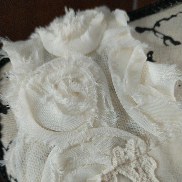 Pretty Angel Women's Large silk Wedding Dress Sheer Sleeveless Lined New Ivory - Picture 6 of 13